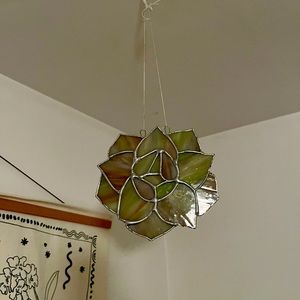 Succulent sun catcher/wall hanging/stained glass